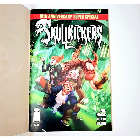 SKULLKICKERS SUPER SPECIAL #1 ONE SHOT FINAL FANTASY NES VIDEO GAME HOMAGE 2022 - Picture 7 of 7